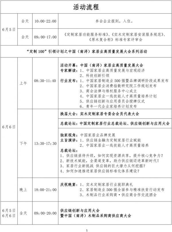 家居业发展大会